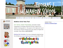 Tablet Screenshot of mcmahon.lewistonpublicschools.org